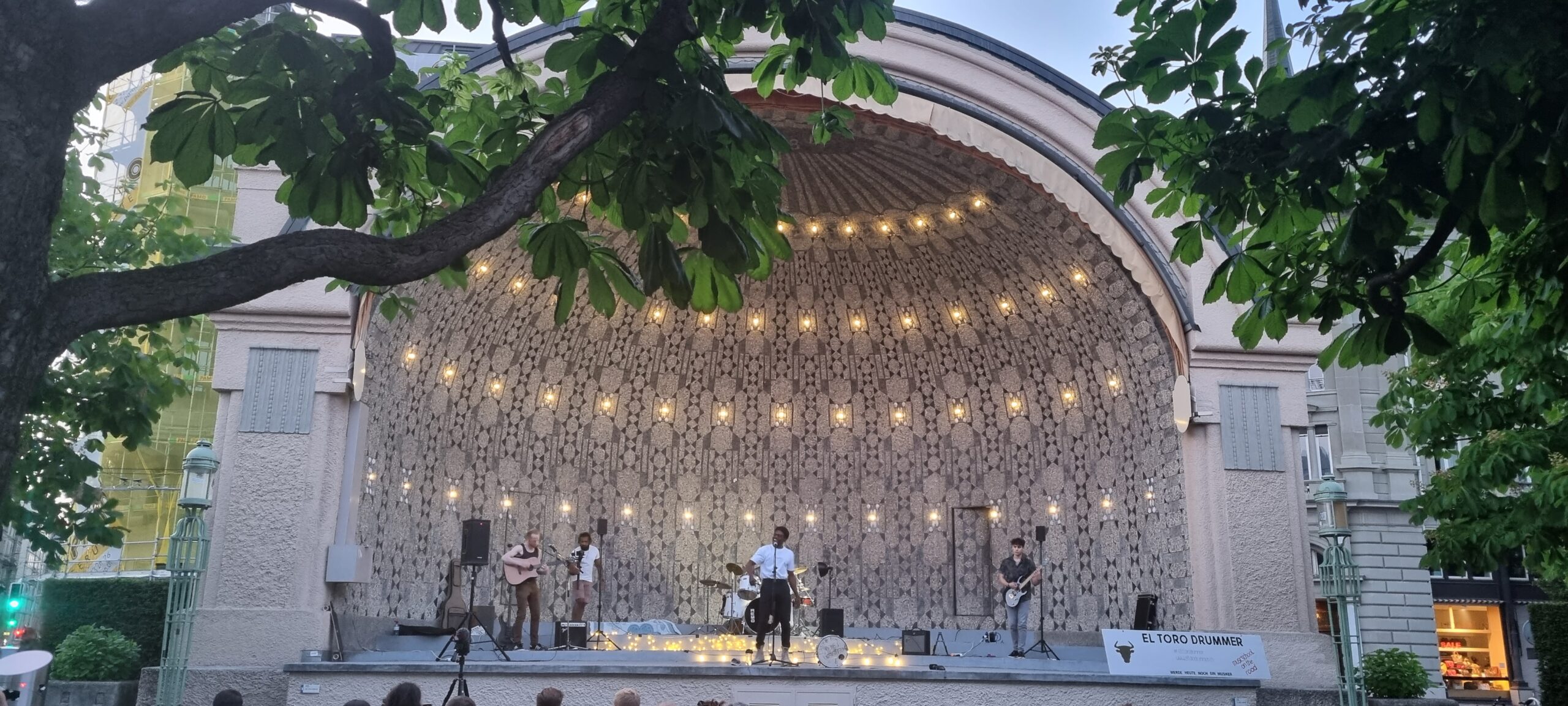 Konzert am Pavillon in Luzern, Sommer 2022